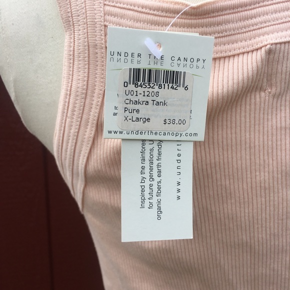 Under the Canopy Organic Cotton Chakra Tank XL $38 1452 - Picture 7 of 8